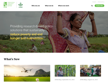 showing website screengrab